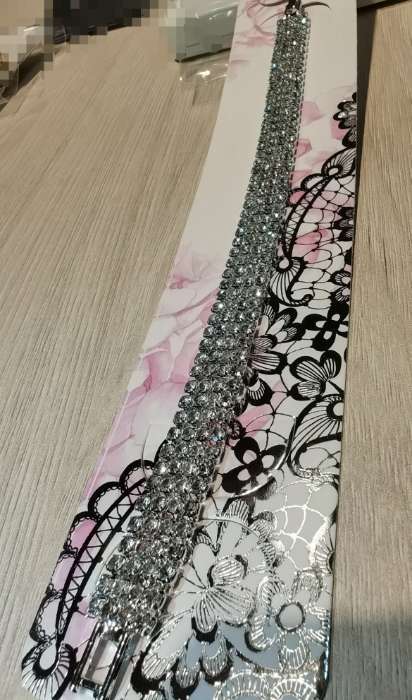 Фотография покупателя товара Браслет со стразами «Сияй» четыре ряда, цвет белый в серебре, 18 см - Фото 1