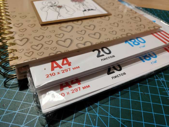 Фотография покупателя товара Фотоальбом на спирали 20 листов «Мы женаты», объёмный элемент и 4 вкладки, 24×24 см - Фото 1