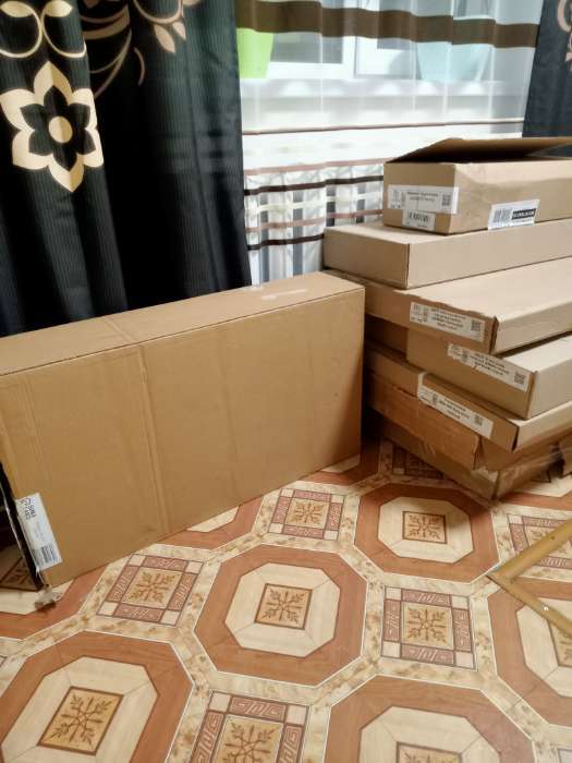 Фотография покупателя товара УЦЕНКА Кухонный гарнитур 2000 Челси, Дуб крафт/Графит/Кастилло - Фото 11