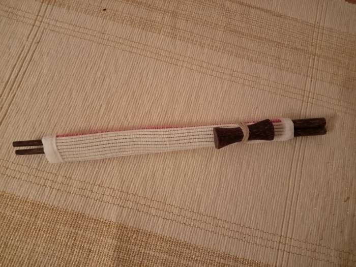 Фотография покупателя товара Палочки китайские «Сирень», 5 пар, 25×10×2 см, кокос, МИКС - Фото 2