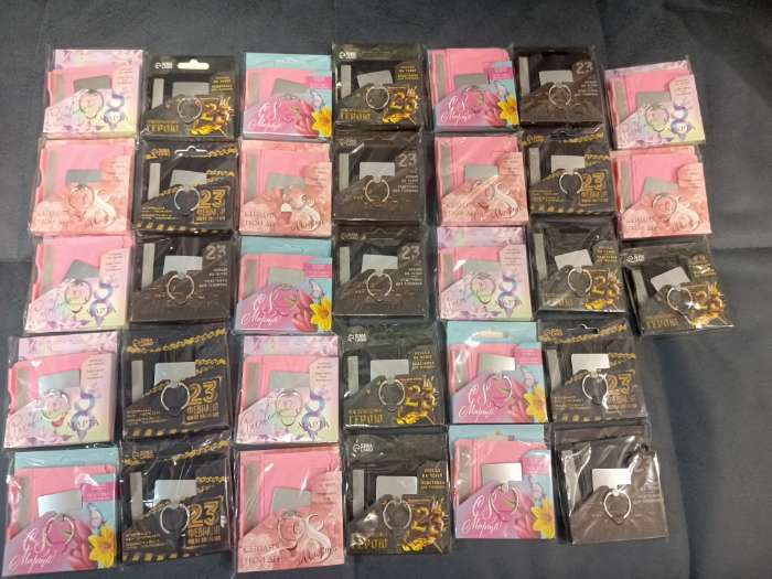 Фотография покупателя товара Подарочный набор, подставка для телефона и кольцо на чехол «Настоящему мужчине» - Фото 1