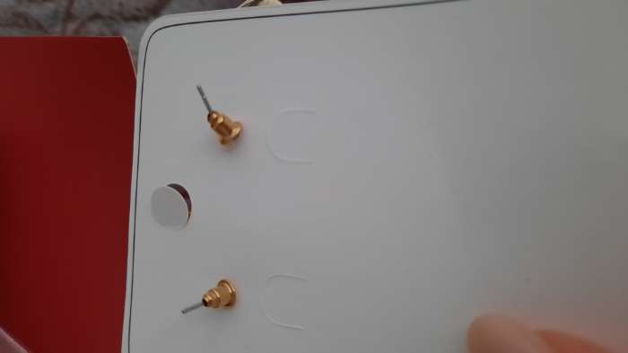 Фотография покупателя товара Серьги пластик «Сердце», цвет золото - Фото 2