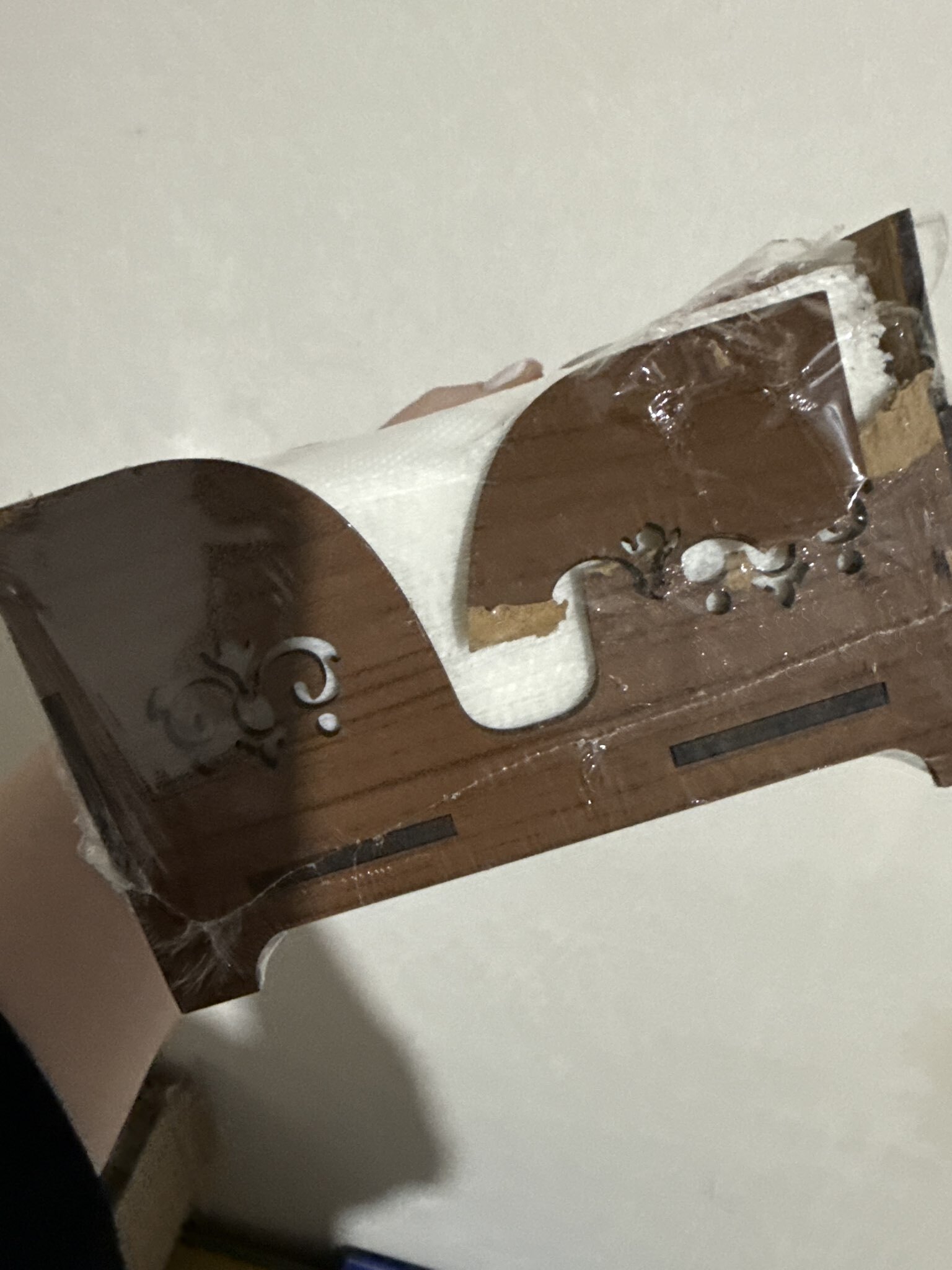 Фотография покупателя товара Салфетница деревянная Доляна «Орех», 12.5×12.5 см, с салфетками, коричневая - Фото 8