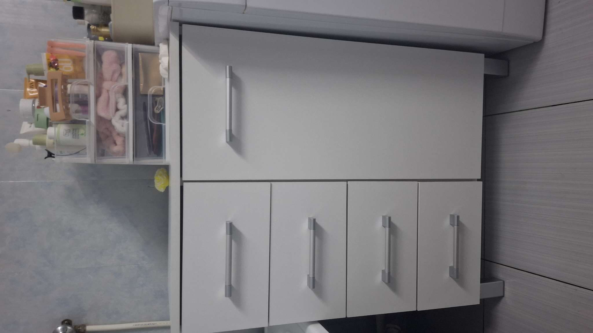 Фотография покупателя товара Комод для ванной комнаты, 4 ящика, 600×400×800 мм, цвет белый - Фото 1