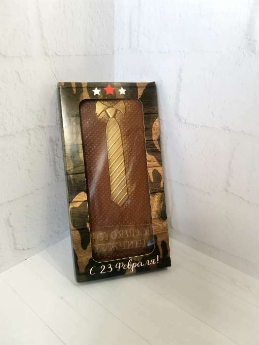 Фотография покупателя товара Форма для шоколада и конфет пластиковая «Плитка. Мужчине», цвет прозрачный - Фото 2