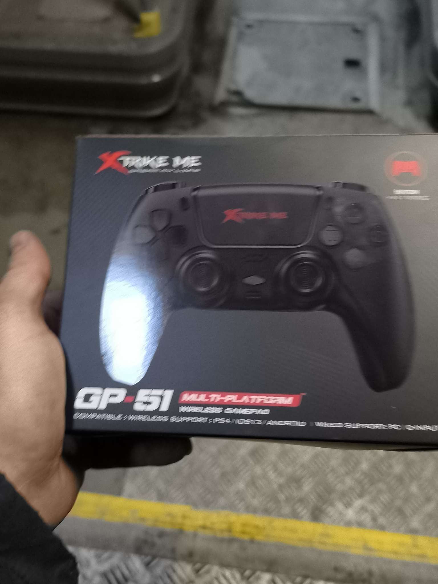 Фотография покупателя товара Геймпад Xtrike Me GP-51, беспроводной, для PS4, Bluetooth, 600 мАч, чёрный - Фото 1