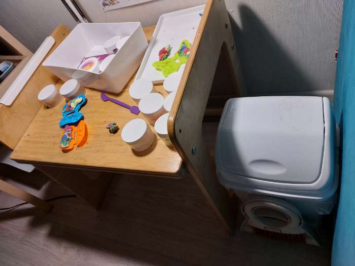 Фотография покупателя товара Ведро для мусора «Камелия», 8 л, белое - Фото 1