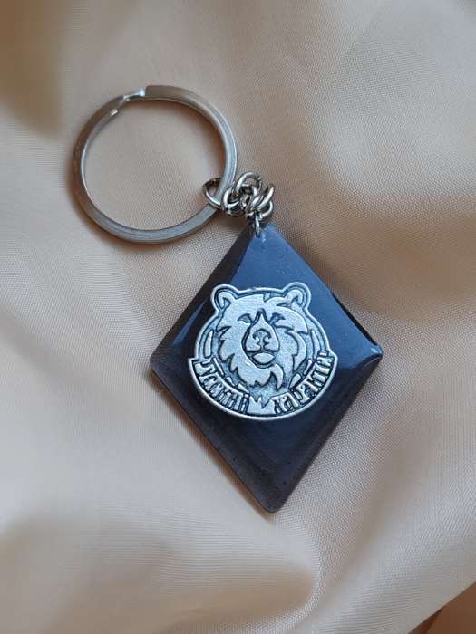 Фотография покупателя товара Металлический элемент, декоративная подвеска «Арт Узор. Русский характер: Медведь», 2.5×2.4 см - Фото 2