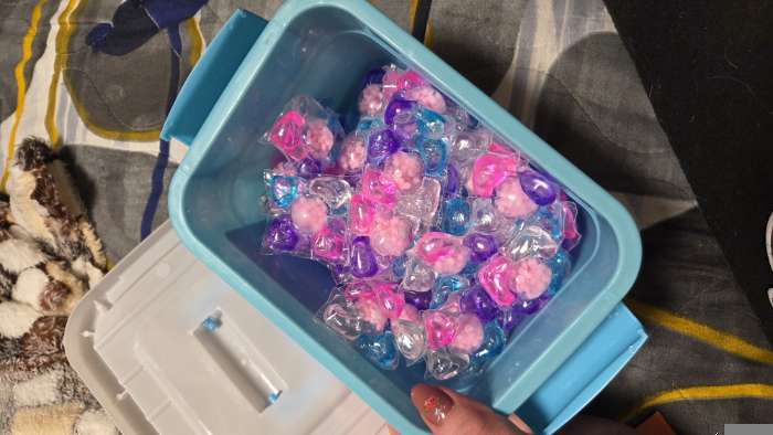 Фотография покупателя товара Капсулы для стирки 5 в 1 Мой Выбор «Лаванда» 10 шт. по 10 г дой-пак - Фото 7