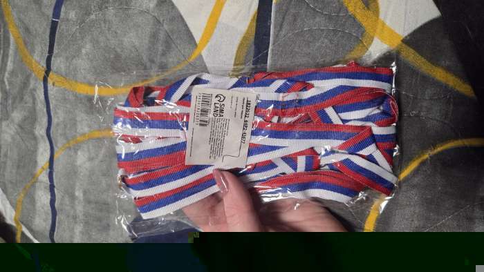 Фотография покупателя товара Лента для медали, триколор - Фото 1