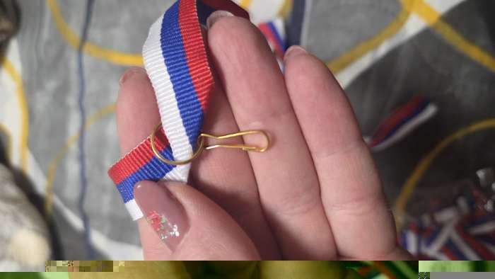 Фотография покупателя товара Лента для медали, триколор - Фото 4