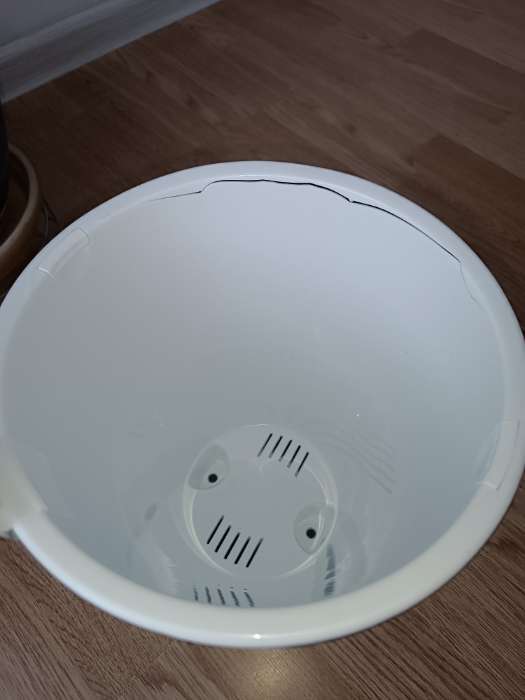 Фотография покупателя товара Кашпо для цветов со вставкой «Валенсия», 5.2 л, серое - Фото 9