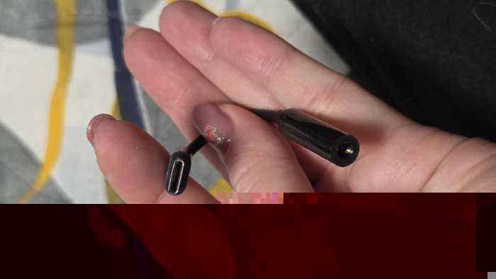 Фотография покупателя товара Переходник Luazon, с Type-C на Jack 3.5, чёрный - Фото 5