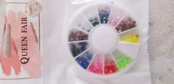 Фотография покупателя товара Стразы для декора, 2 мм, цвет разноцветный
