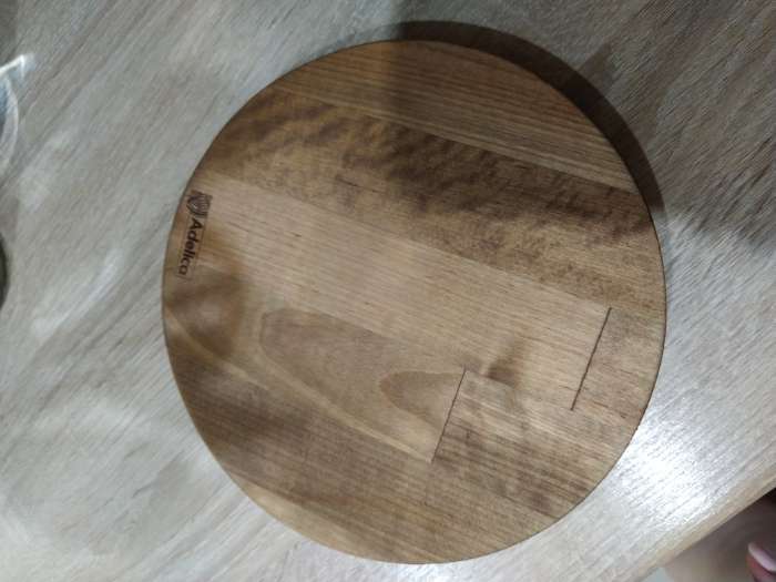 Фотография покупателя товара Подставка для яиц и кекса Adelica «Комбо», 5 отделений, d=10 см, 20×1,8 см, массив берёзы - Фото 3