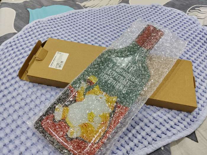 Фотография покупателя товара Тарелка в форме бутылки «Любовь», 11.3×34.5 см - Фото 6