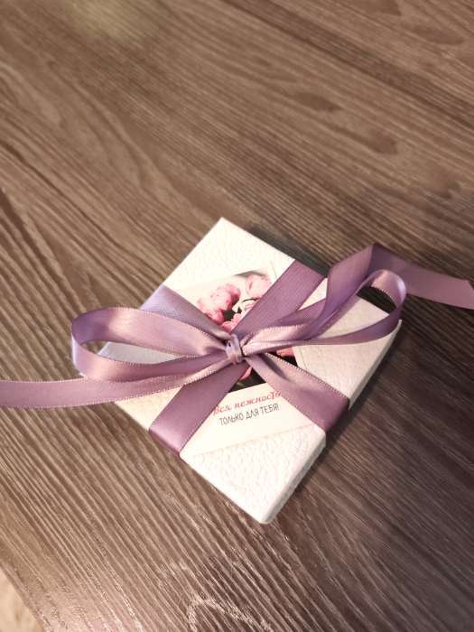 Фотография покупателя товара Лента атласная TEIRA, двухсторонняя, 6 мм, 25±1 м, сиреневая №0434 - Фото 1