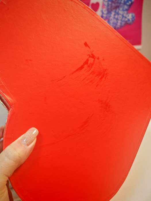 Фотография покупателя товара Набор подарочных коробок сердце 3 в 1, красный с тиснением, 28.5×26×11 - 23.5×21×8.5 см - Фото 2