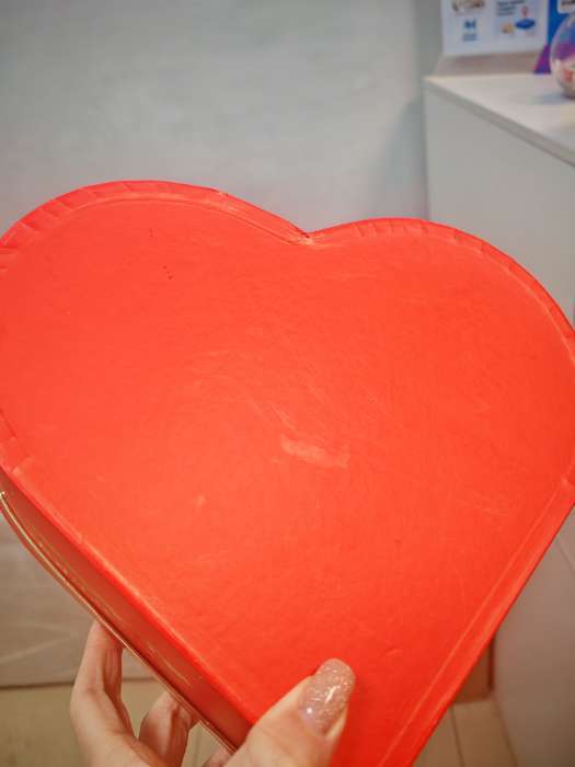 Фотография покупателя товара Набор подарочных коробок сердце 3 в 1, красный с тиснением, 28.5×26×11 - 23.5×21×8.5 см - Фото 3