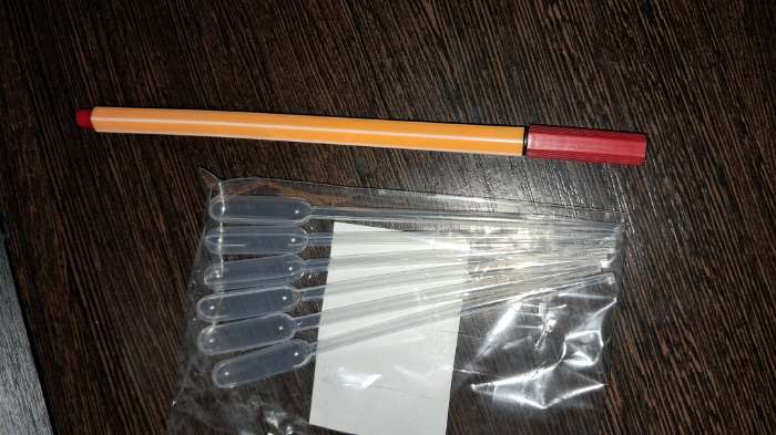 Фотография покупателя товара Пипетка 5 мл, для опытов и творчества, набор 10 шт. - Фото 1