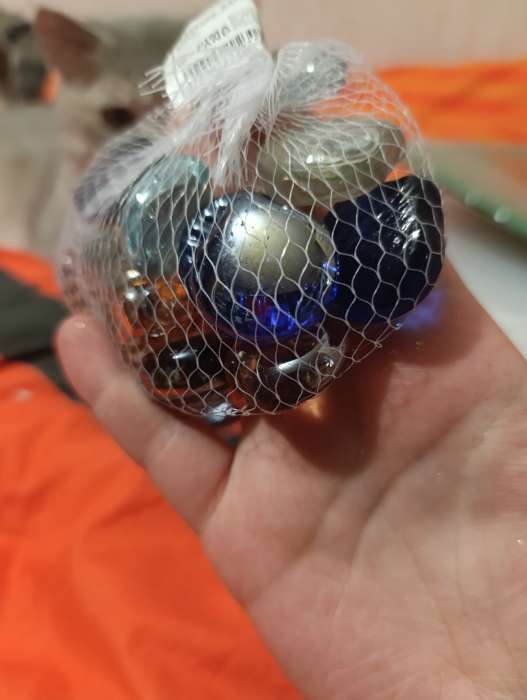 Фотография покупателя товара Декор «Ракушка», 250 г, 16 шт., стекло, МИКС - Фото 3