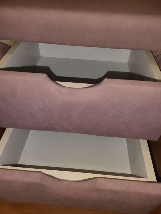 Фотография покупателя товара Тумба прикроватная «Монмар», 500×350×420 мм, цвет серый - Фото 7