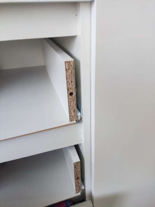 Фотография покупателя товара Шкаф распашной четырёхстворчатый «Мадера», 3 ящика, 1600×520×2100 мм, цвет белый - Фото 235