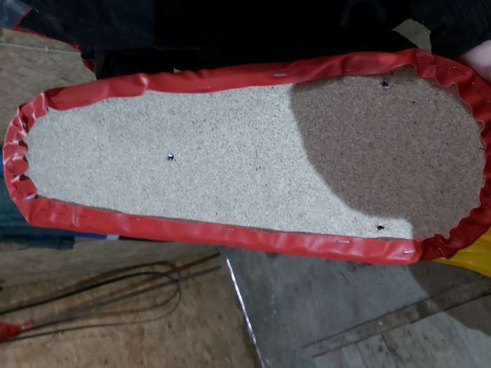 Фотография покупателя товара Снегокат Ника-Snowpatrol «Робот», СНД2/Р2, со спинкой и ремнём безопасности, цвет чёрный/красный
