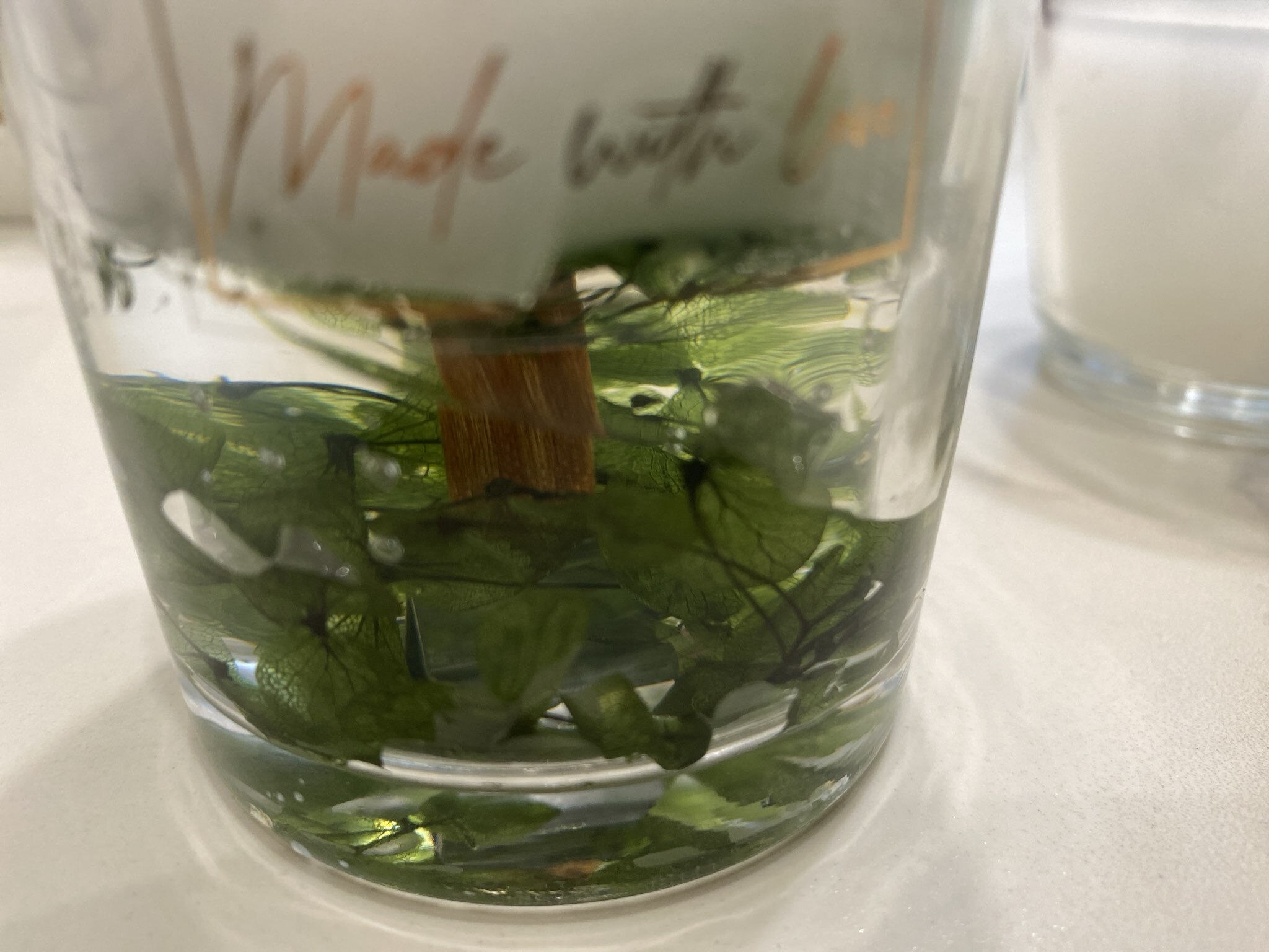 Фотография покупателя товара Свеча своими руками. Создание ароматической свечи с сухоцветами «Зеленое яблоко», набор для творчества - Фото 2