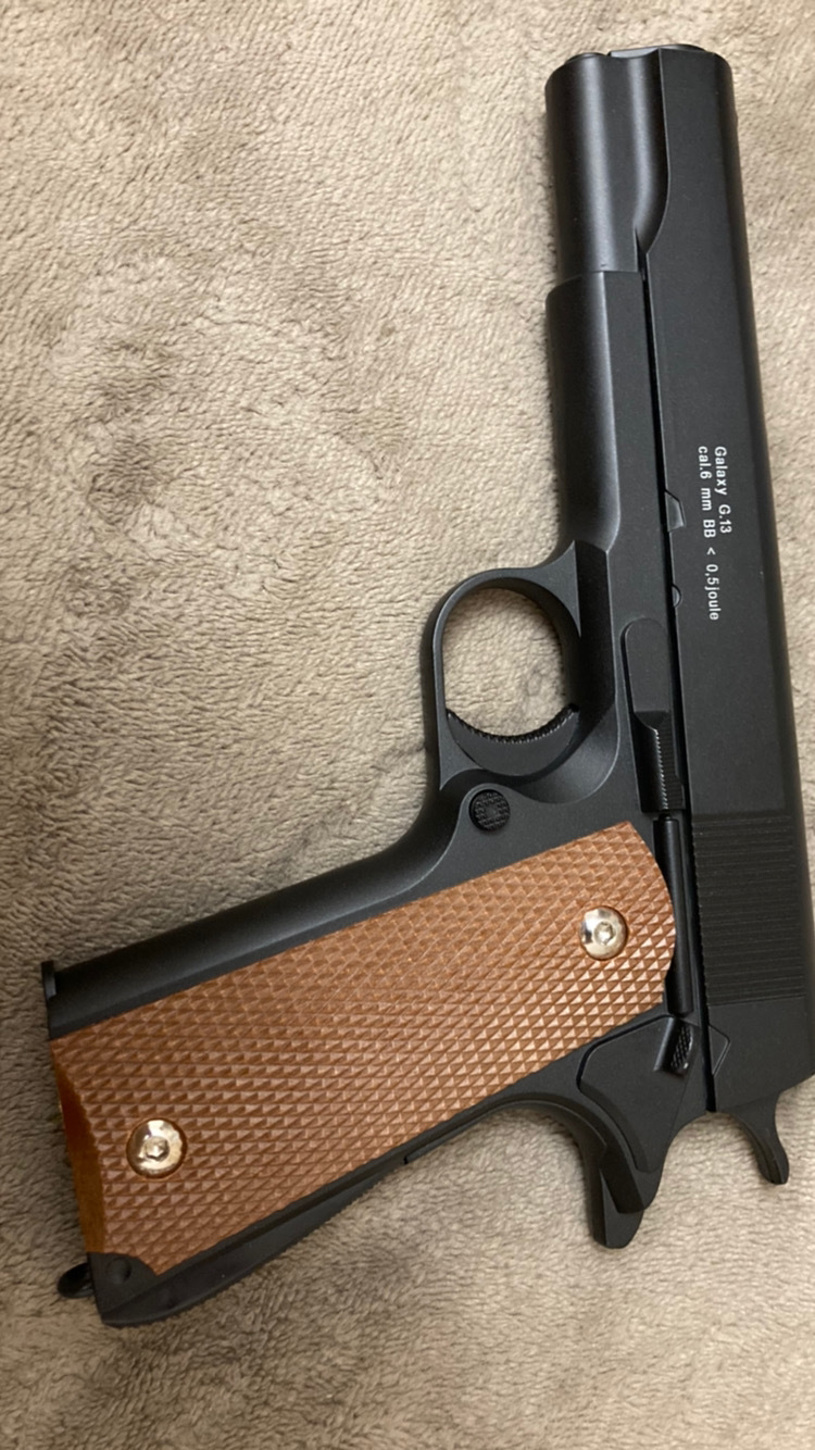 Фотография покупателя товара Пистолет страйкбольный "Galaxy" Colt 1911, чёрный, кал. 6 мм - Фото 2