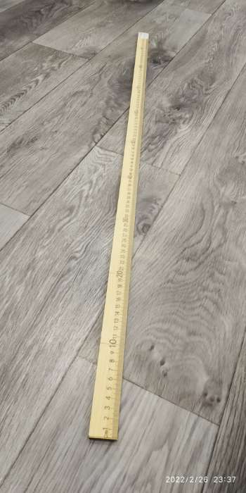 Фотография покупателя товара Метр деревянный, 100 см (см/дюймы) - Фото 5