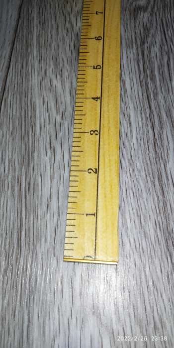 Фотография покупателя товара Метр деревянный, 100 см (см/дюймы) - Фото 3