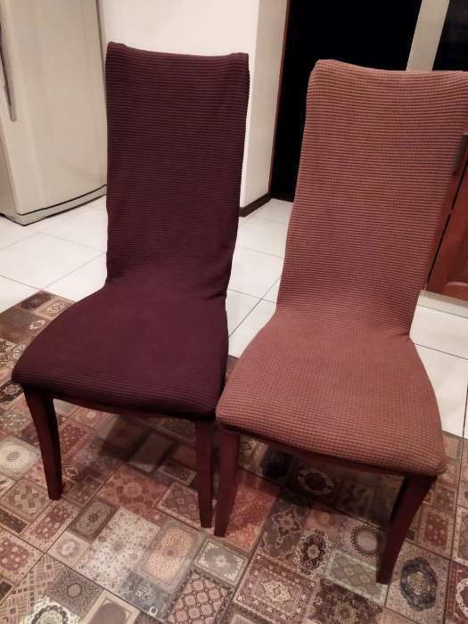 Фотография покупателя товара Чехол на стул Комфорт трикотаж жаккард, цвет коричневый, 100% полиэстер - Фото 7