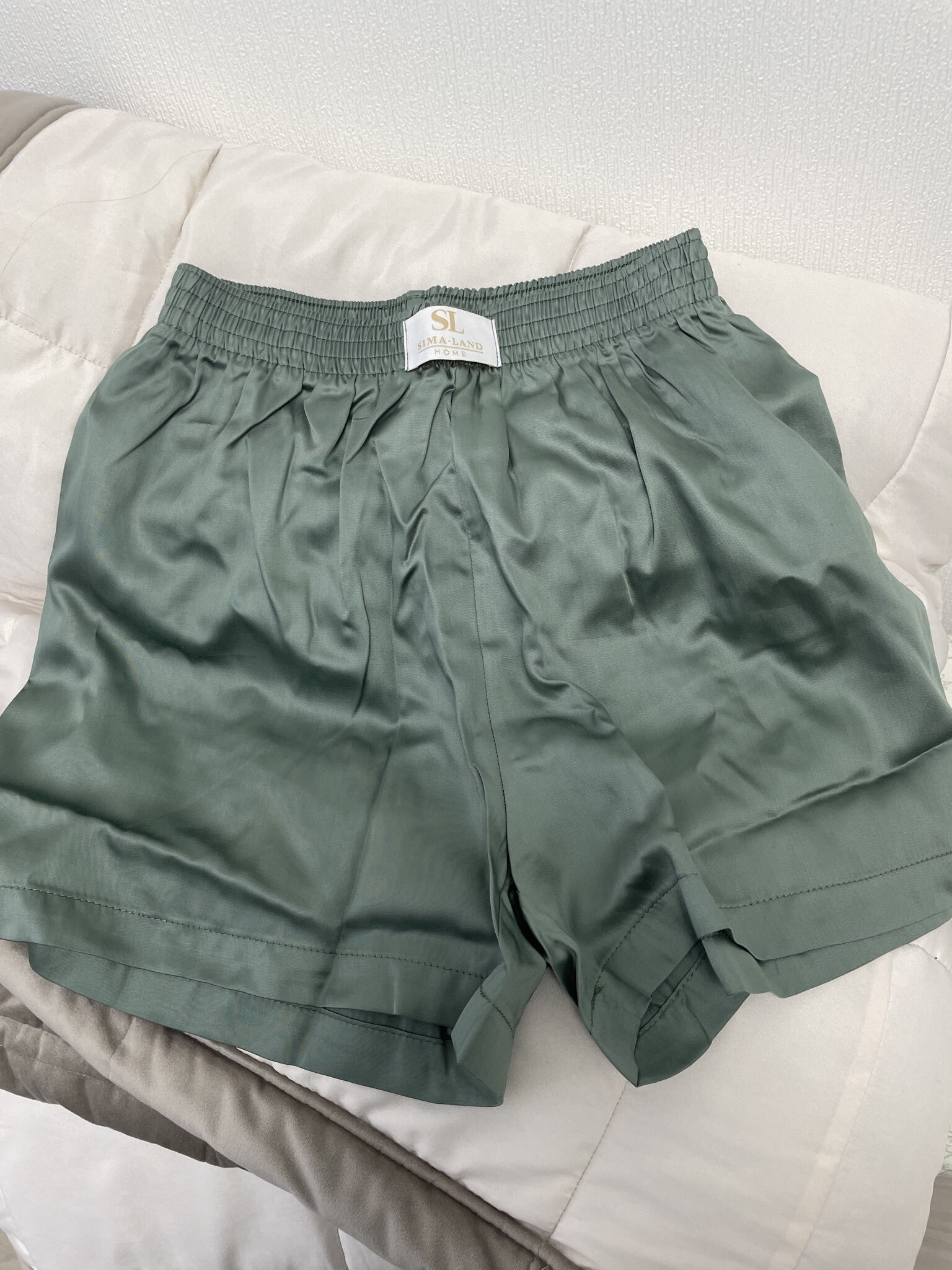 Фотография покупателя товара Пижама женская (рубашка, шорты) SL HOME Tensel Home, размер 42 (S), цвет пудровый - Фото 1