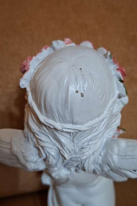 Фотография покупателя товара Фигура «Ангел с розами», 13×9×22 см - Фото 5