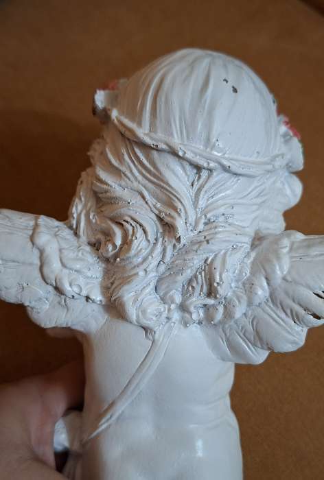 Фотография покупателя товара Фигура «Ангел с розами», 13×9×22 см - Фото 7