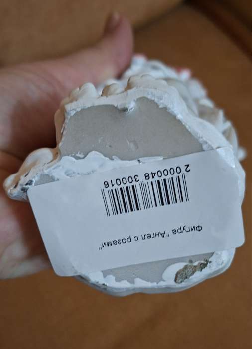 Фотография покупателя товара Фигура «Ангел с розами», 13×9×22 см - Фото 8