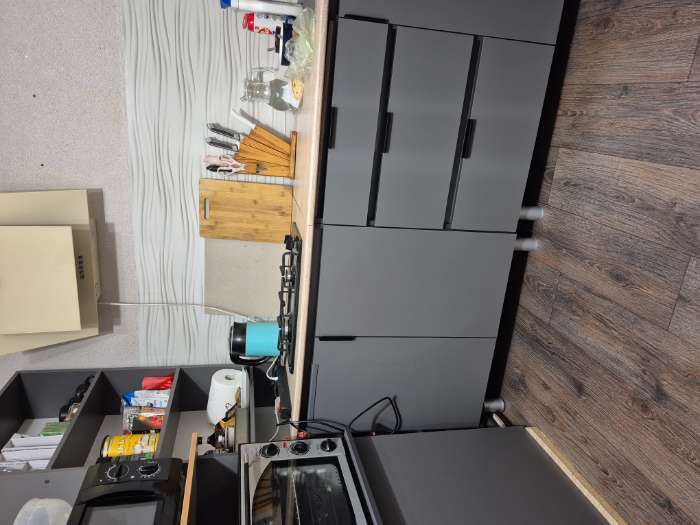 Фотография покупателя товара Ручка профильная CAPPIO RT001BL, L=800 мм, м/о 384 мм, цвет черный - Фото 1