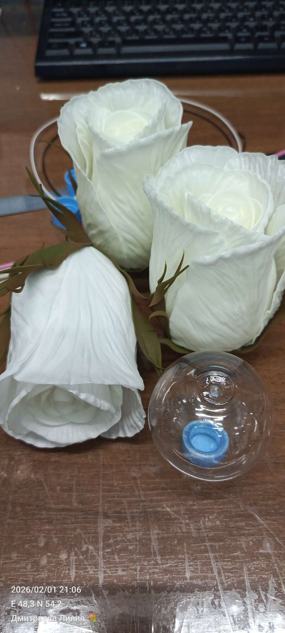 Фотография покупателя товара Бутылочка для хранения «Сфера», 90 мл, прозрачная - Фото 1