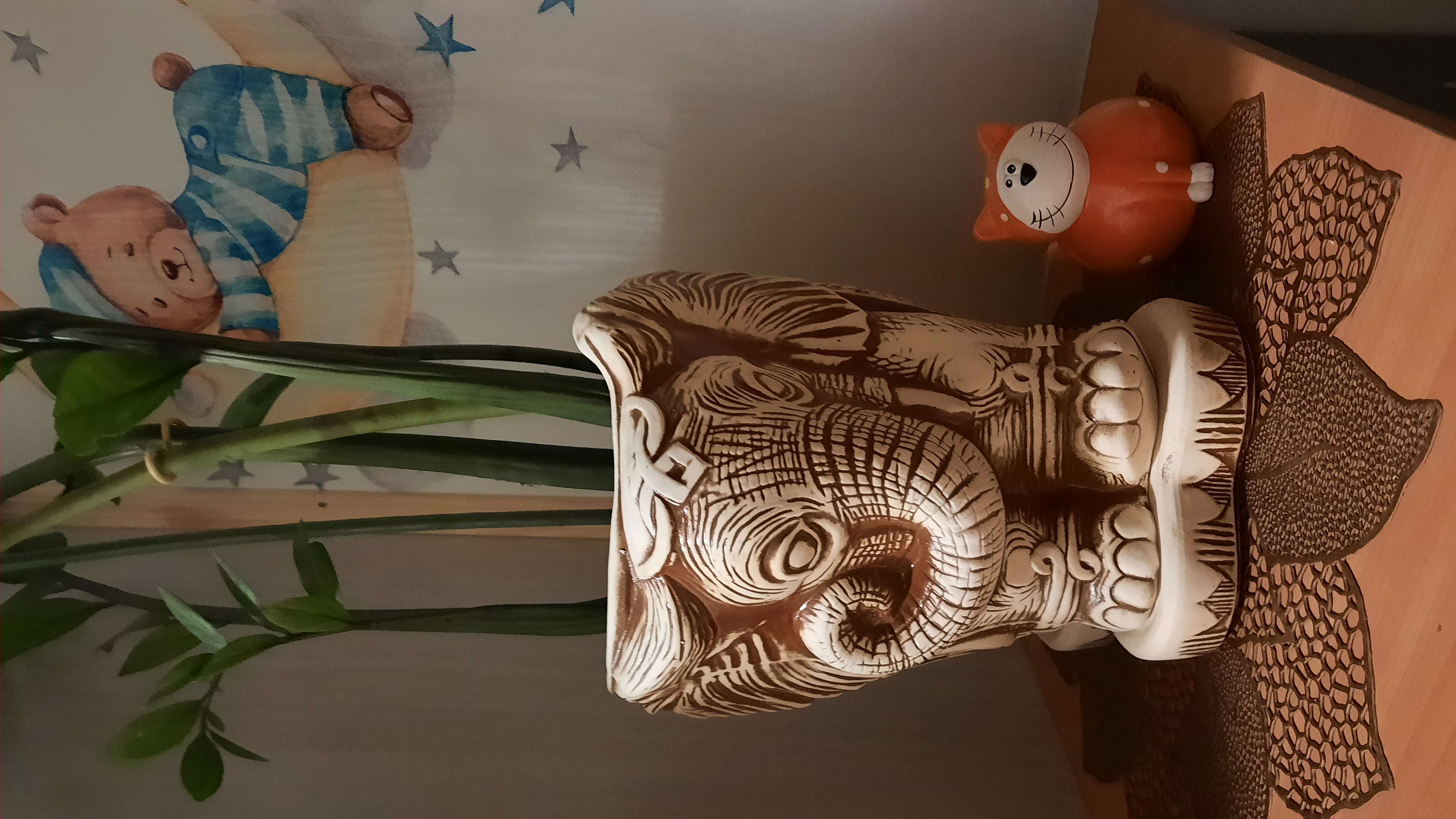 Фотография покупателя товара Горшок для цветов "Слон", фигурный, коричневый, керамика, 11 л - Фото 2