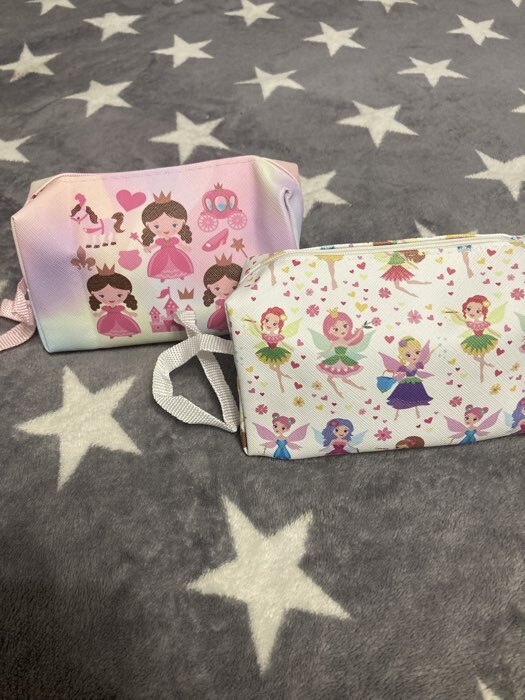 Фотография покупателя товара Косметичка - футляр женская с ручкой, объёмная, маленькая, для прокладок, лекарств, косметики, разноцветная - Фото 4