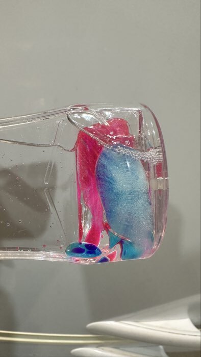 Фотография покупателя товара Часы гелевые «Ольян», антистресс, 14×5 см - Фото 2