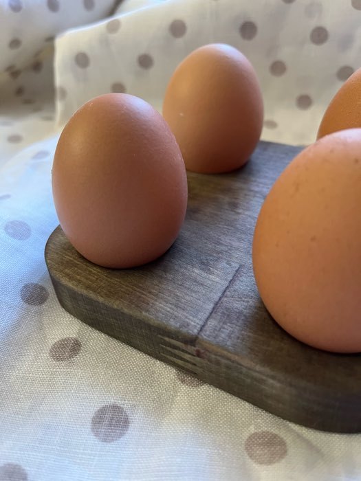 Фотография покупателя товара Подставка для яиц и кекса Adelica, 4 отделения, d=13 см, 13×13×1,8 см, массив берёзы - Фото 23