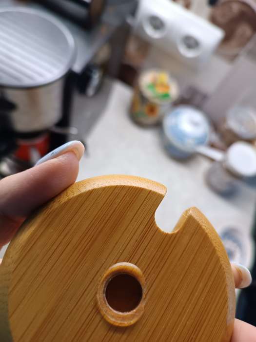 Фотография покупателя товара Банки для сыпучих BellaTenero, 150 мл, с ложками, на бамбуковой подставке, фарфор, белые - Фото 9