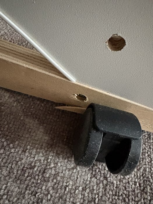 Фотография покупателя товара Кровать детская Love Sleeping, колесо-качалка с маятником, белая, 1200×600 - Фото 10