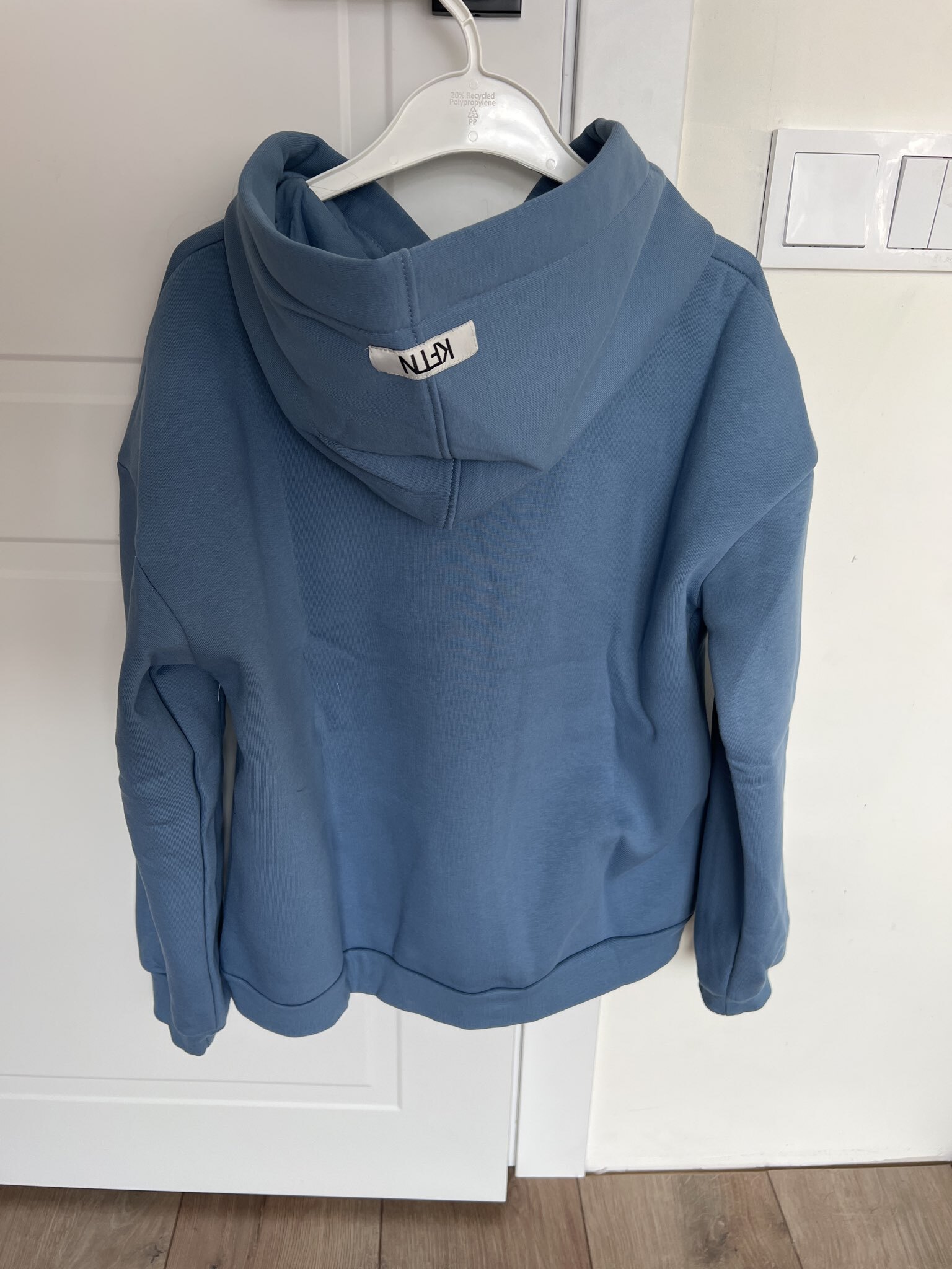 Фотография покупателя товара Толстовка детская с начёсом KAFTAN р.34 (122-128), голубой - Фото 2