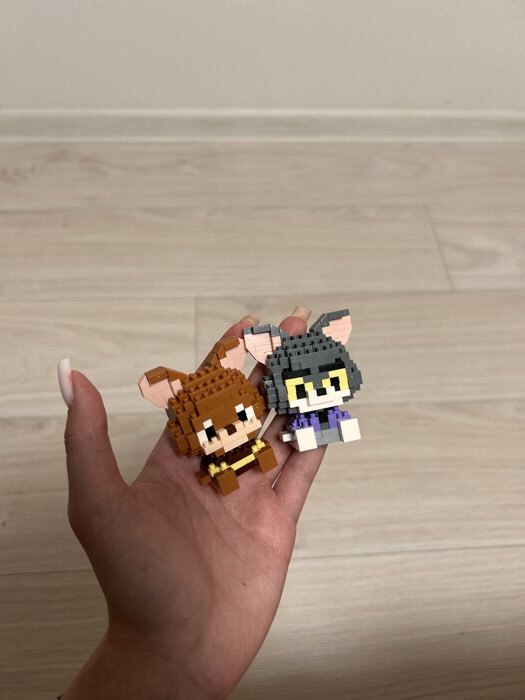 Фотография покупателя товара Конструктор «Mini Blocks. Котик и собачка», 229 деталей - Фото 1