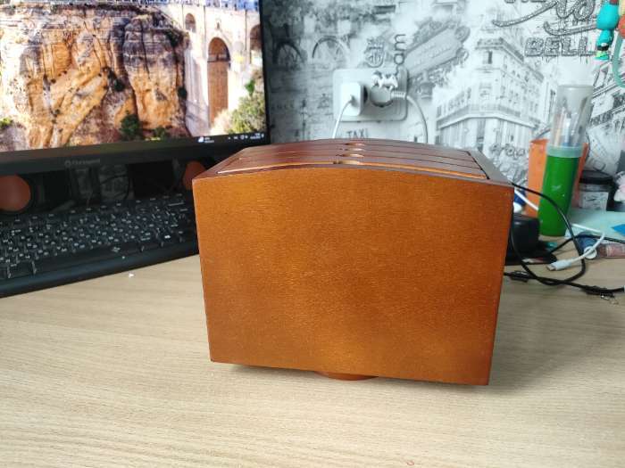 Фотография покупателя товара Фотоархив на 96 фото 10×15 см и 2 фоторамки 9×13 см «Раритет», дерево, 16.5×12×20.3 см - Фото 2