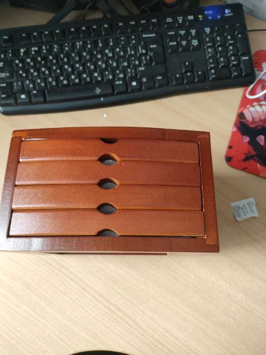 Фотография покупателя товара Фотоархив на 96 фото 10×15 см и 2 фоторамки 9×13 см «Раритет», дерево, 16.5×12×20.3 см - Фото 4