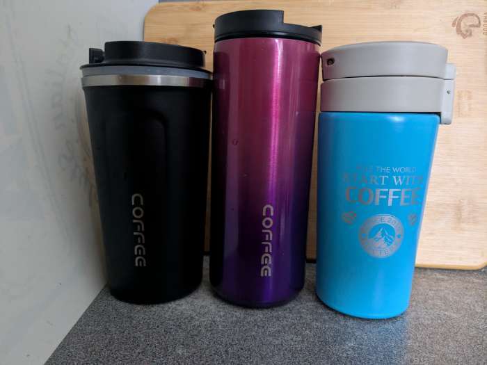 Фотография покупателя товара Термокружка Coffee, 380 мл, сохраняет тепло 8 ч, с ситечком - Фото 2